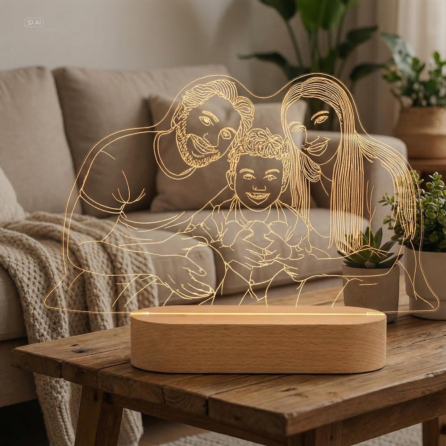 Lampe Photo Personnalisable